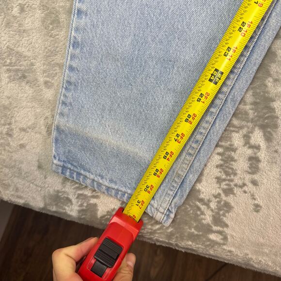 VTG 90s Wrangler for Women light blue casual baggy streetwear jeans wms 16 31x31 - Picture 7 of 8